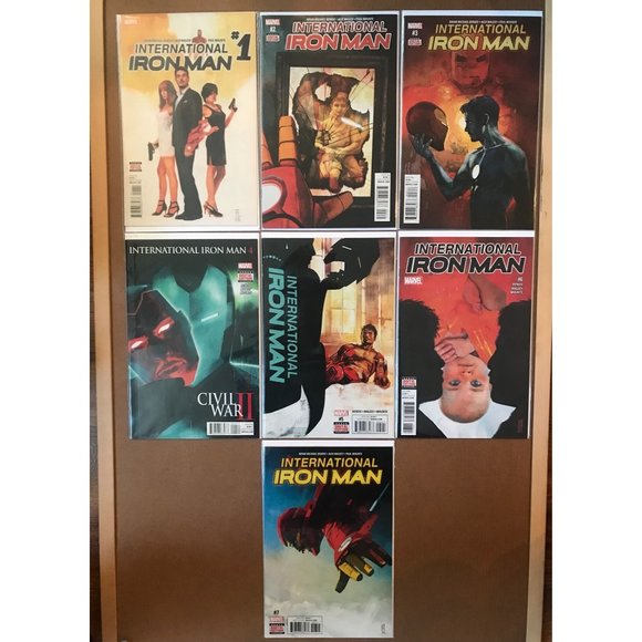 INTERNATIONAL IRON MAN, FULL RUN, #1-7, 2016, BRIA - Picture 1 of 1